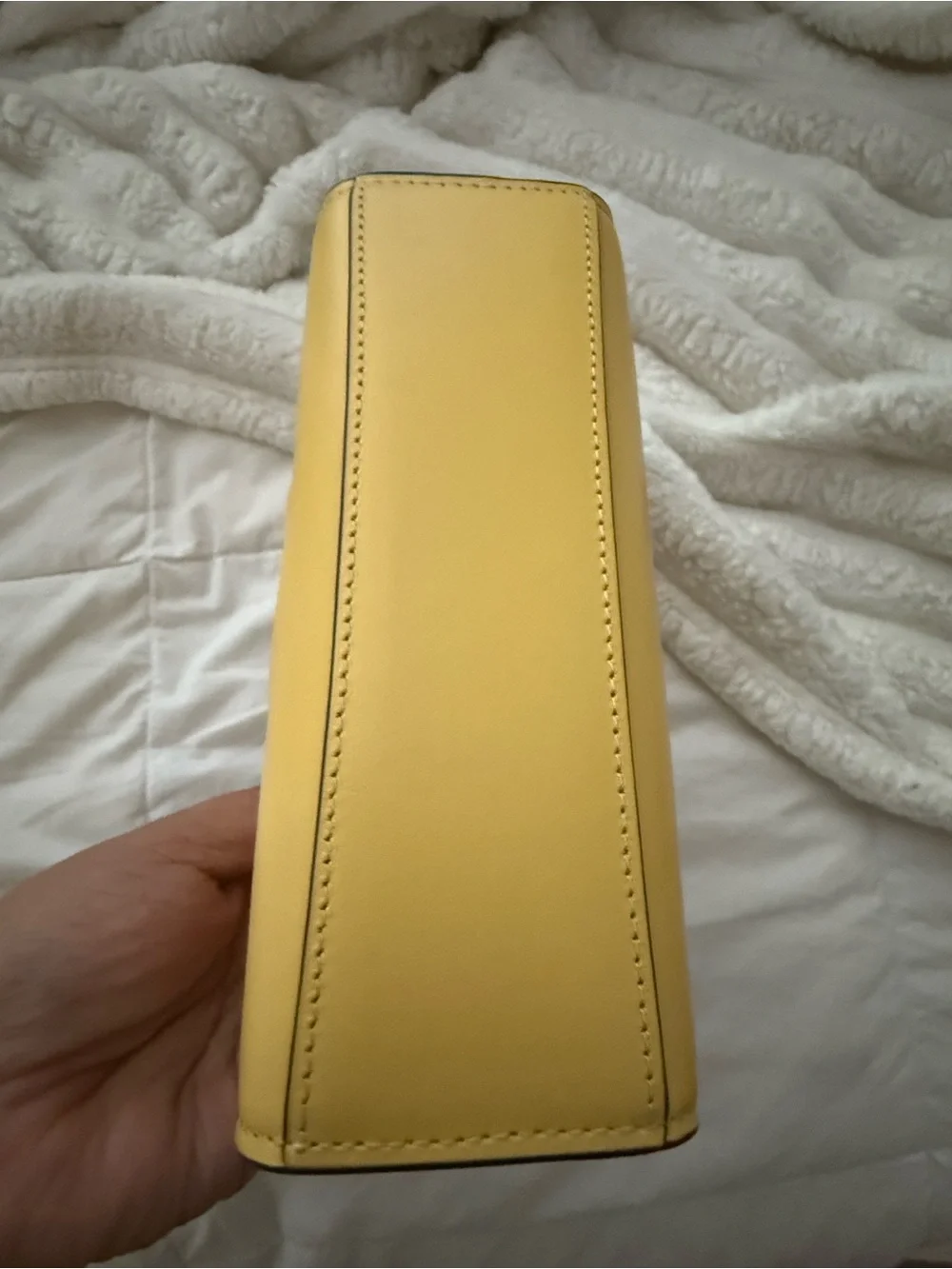 Coach Yellow Leather Mini Tote with Signature 'C'